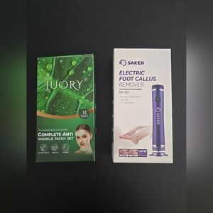 Brand New Electric Foot Callus Remover and Juory Anti Wrinkle Patch Set